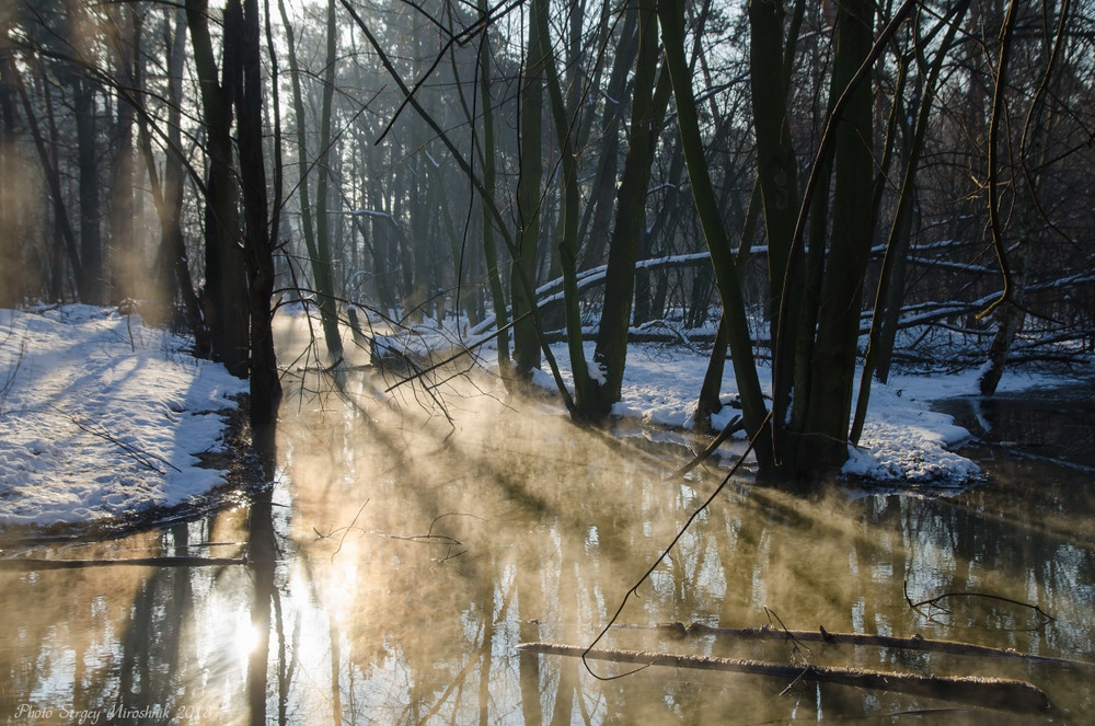 Фотографія Морозний ранок біля води / Сергей Мирошник / photographers.ua