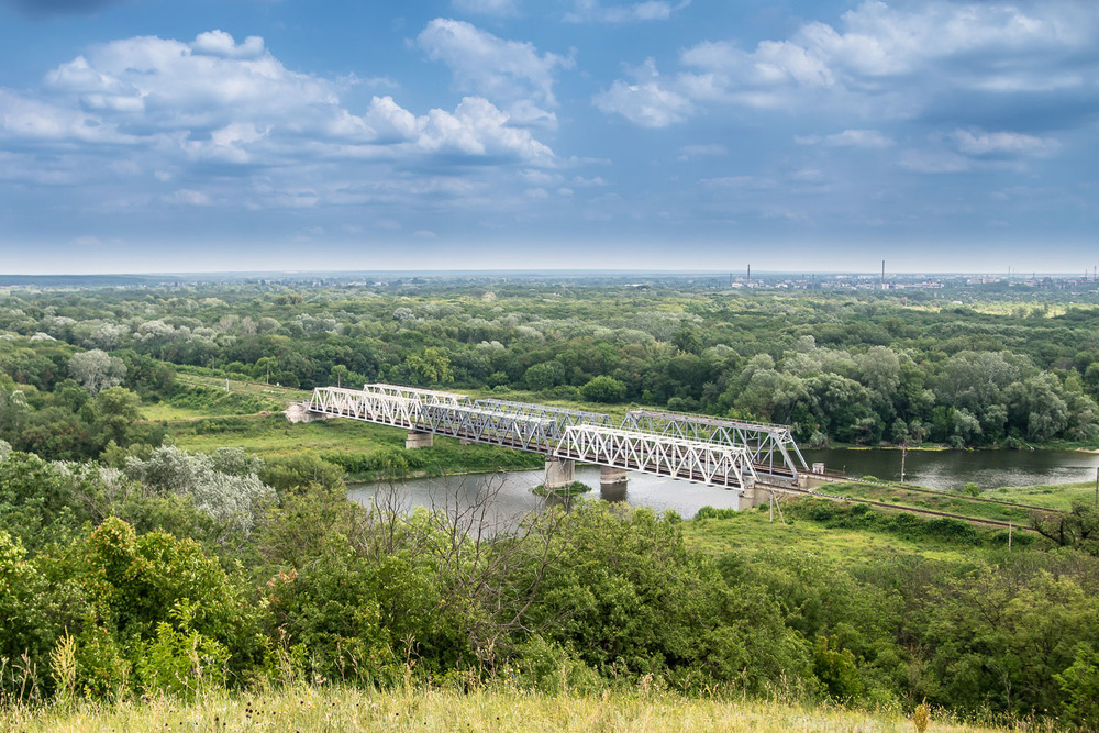 Фотографія Міст через Сіверський Донець / Павло Алейников / photographers.ua
