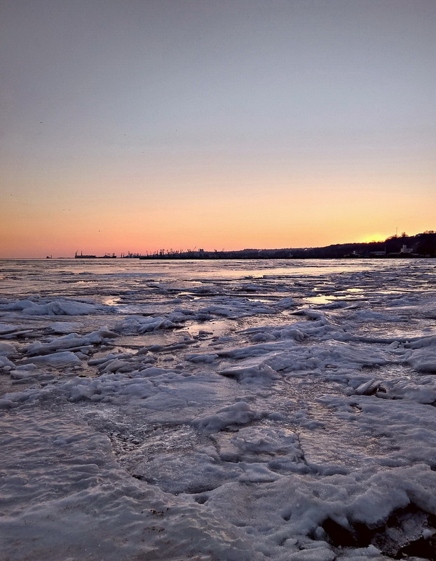 Фотографія Ice Evening Sea / Света Ворона / photographers.ua