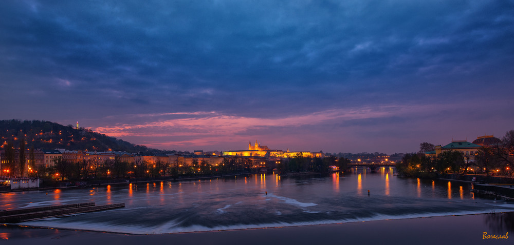 Фотографія золота Прага над Влтавою... / Вячеслав / photographers.ua