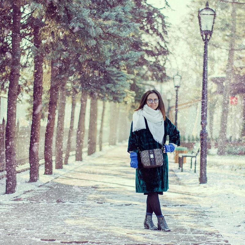 Фотографія Женский зимний портрет в парке / Liubovi Samoilova / photographers.ua