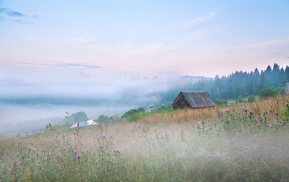 Фотографія У ранковому тумані заховалося село... / Юлія Рублевська / photographers.ua