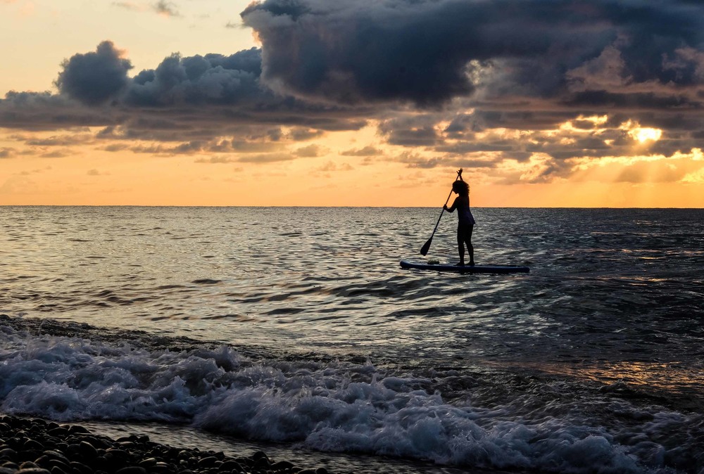 Фотографія SUP Surfing at sunset / Khrystyna Bohush / photographers.ua