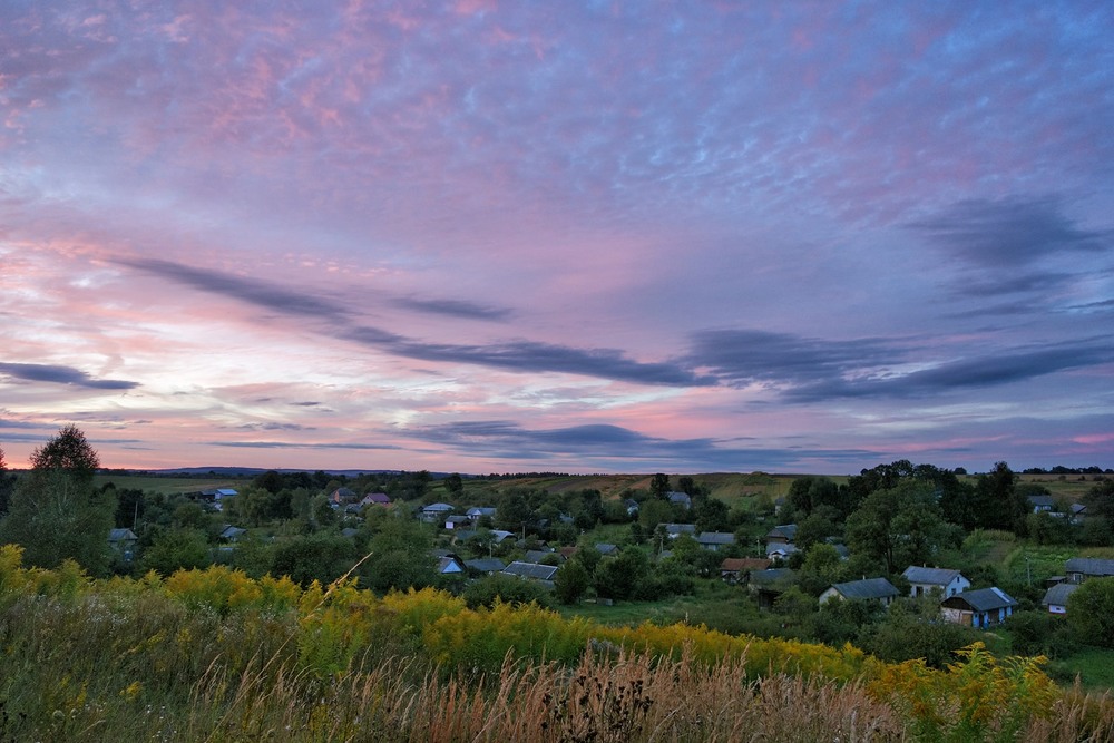 Фотографія Вечірнє небо над селом / Тома И. / photographers.ua