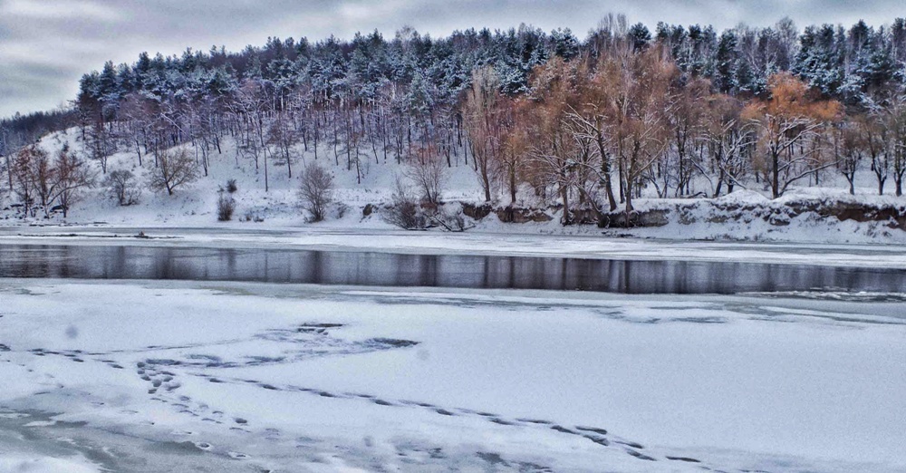 Фотографія зима и река / Юрий Иванов / photographers.ua