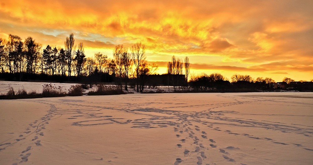 Фотографія зимний закат / Юрий Иванов / photographers.ua