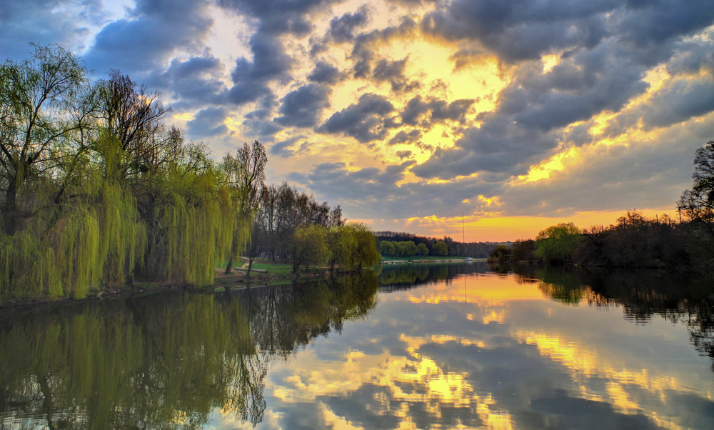 Фотографія весеннее утро на озере / Юрий Иванов / photographers.ua