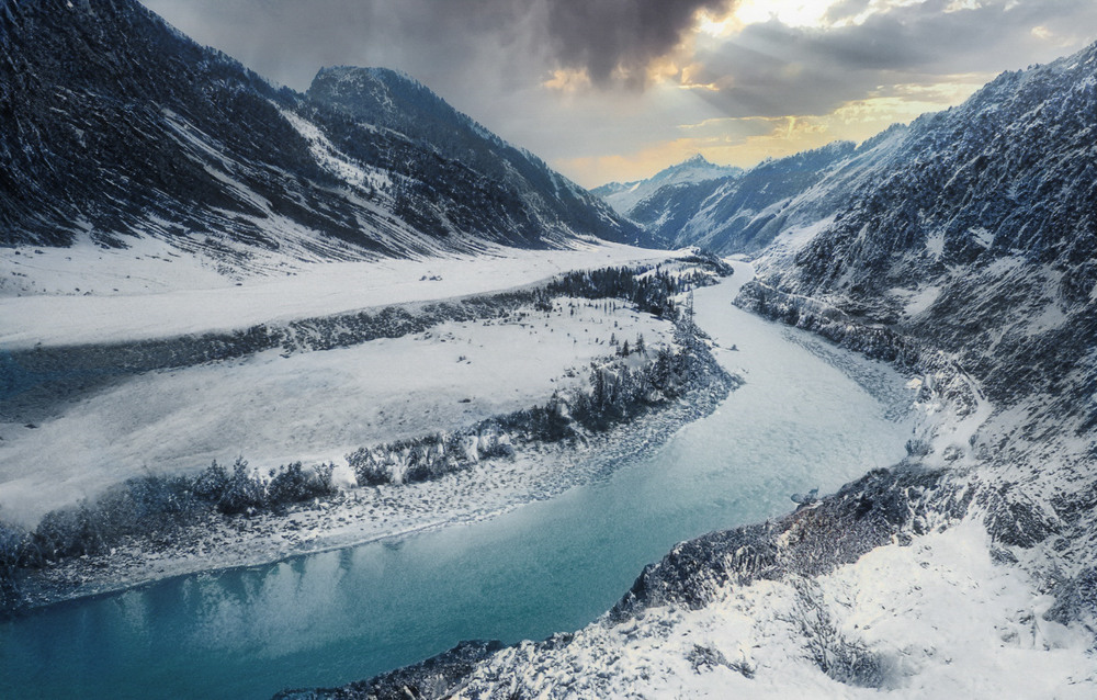 Фотографія Алтай...Зима... Река Катунь... / amateur / photographers.ua