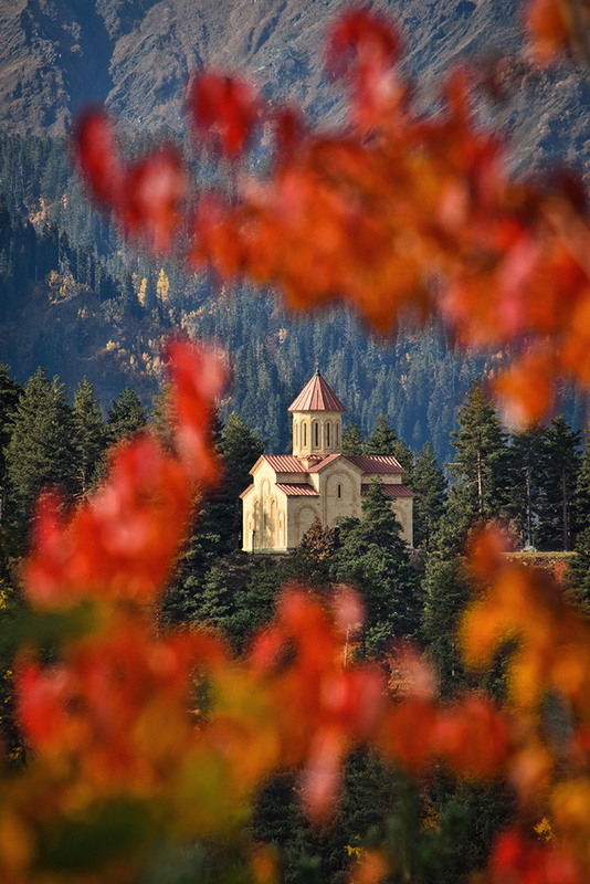 Фотографія Церковь в горах, Грузия. / Оксана Маховская / photographers.ua