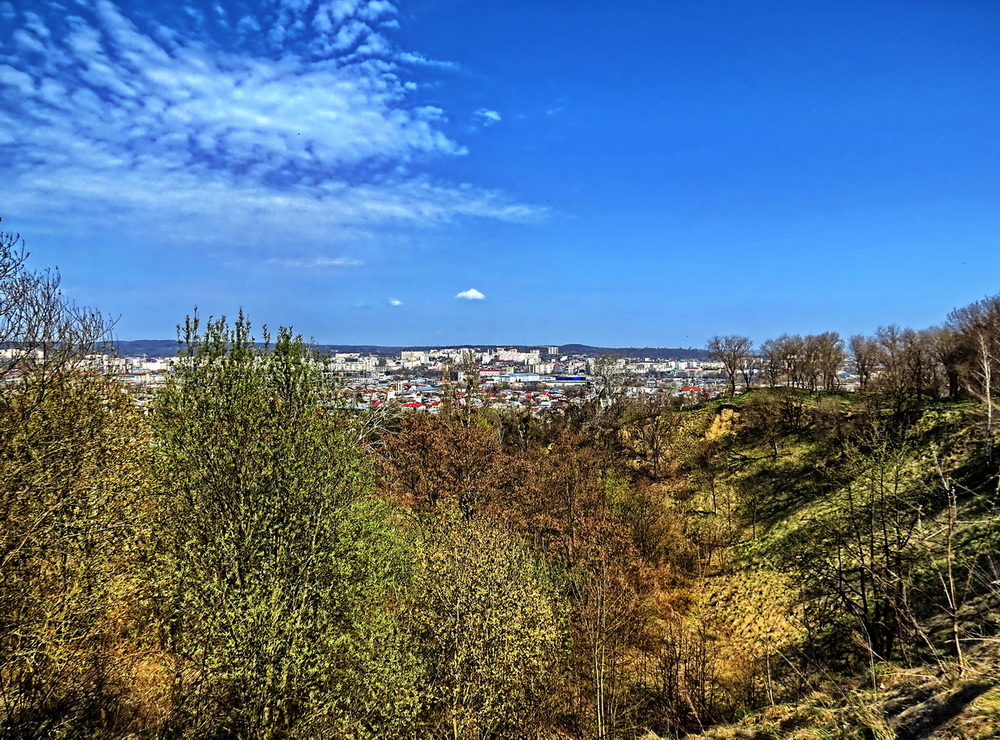 Фотографія Весняний краєвид з містом / Ігор Мукалов / photographers.ua