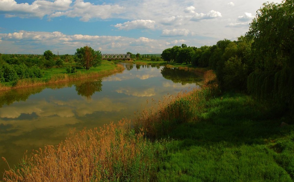 Фотографія в реку смотрятся облака / Александр Козленко / photographers.ua