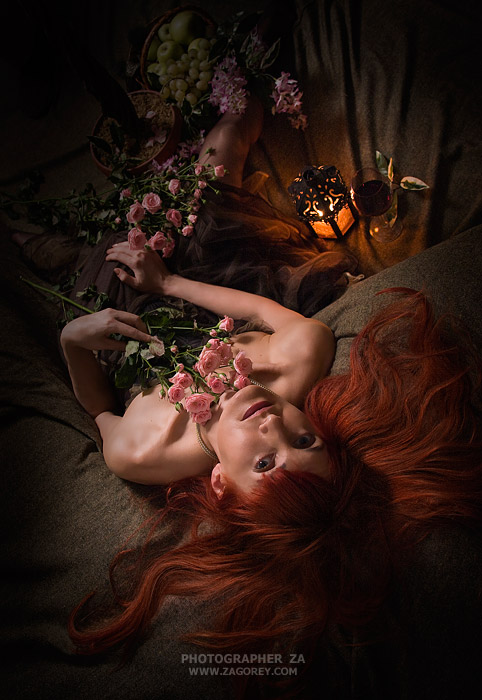 Фотографія woman with roses / zagorey alexander / photographers.ua