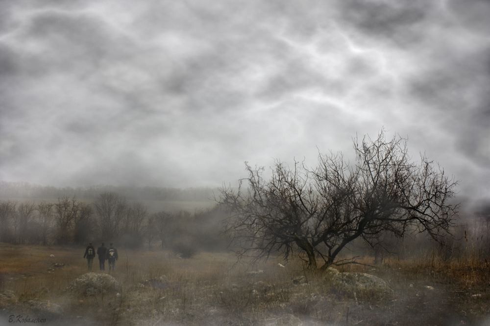 Фотографія Про трех путников, бредущих в тумане. / Валентин Коваленко / photographers.ua