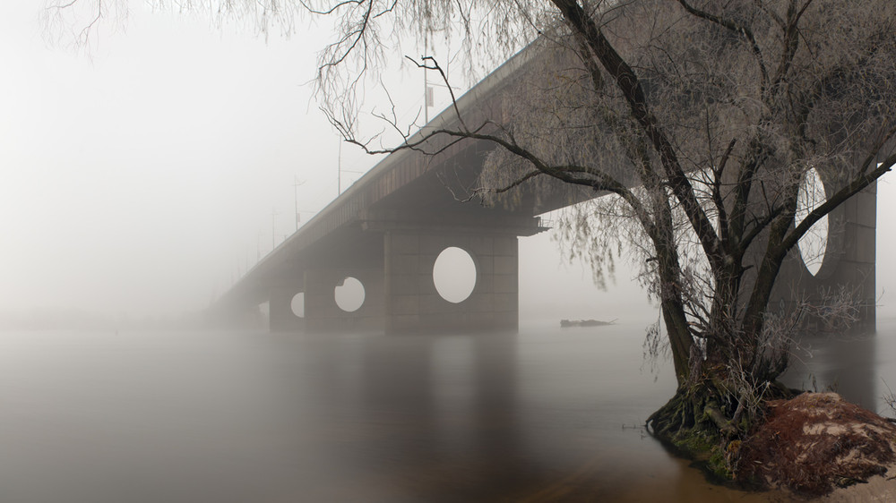 Фотографія Туманы днепровские. Мост. / Тимофеев Виталий / photographers.ua