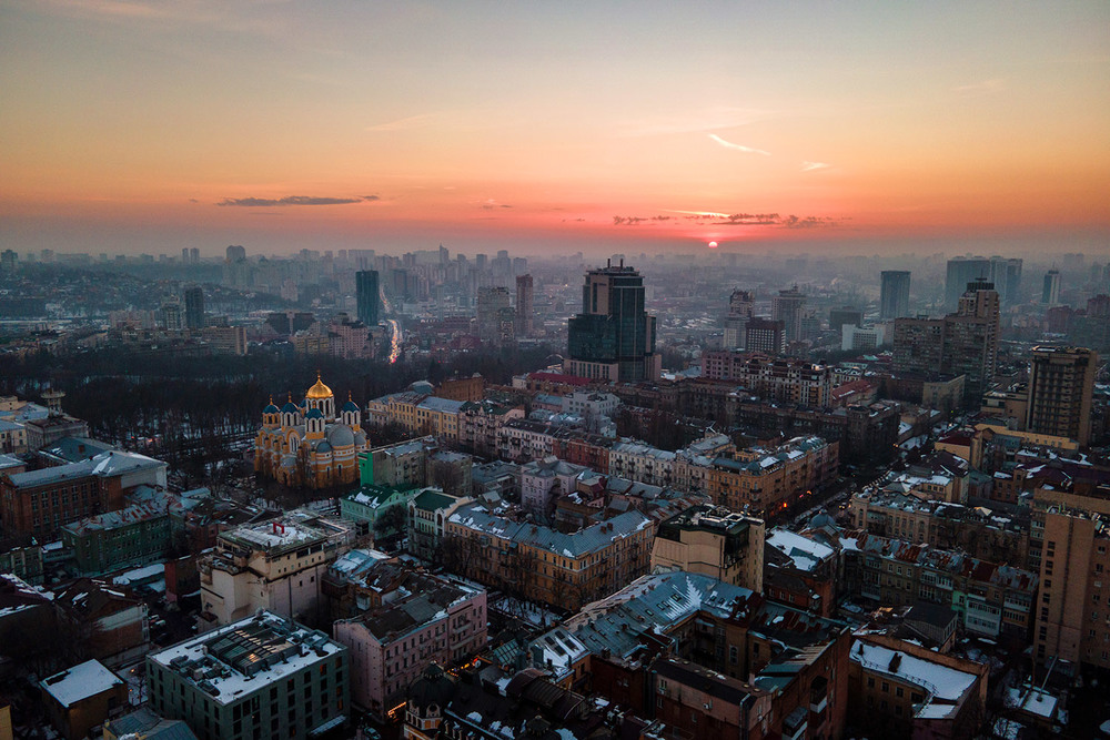 Фотографія Захід над містом / Іван Стеценко / photographers.ua