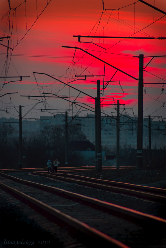Фотографія provincial railway sunset / shaidabaida / photographers.ua