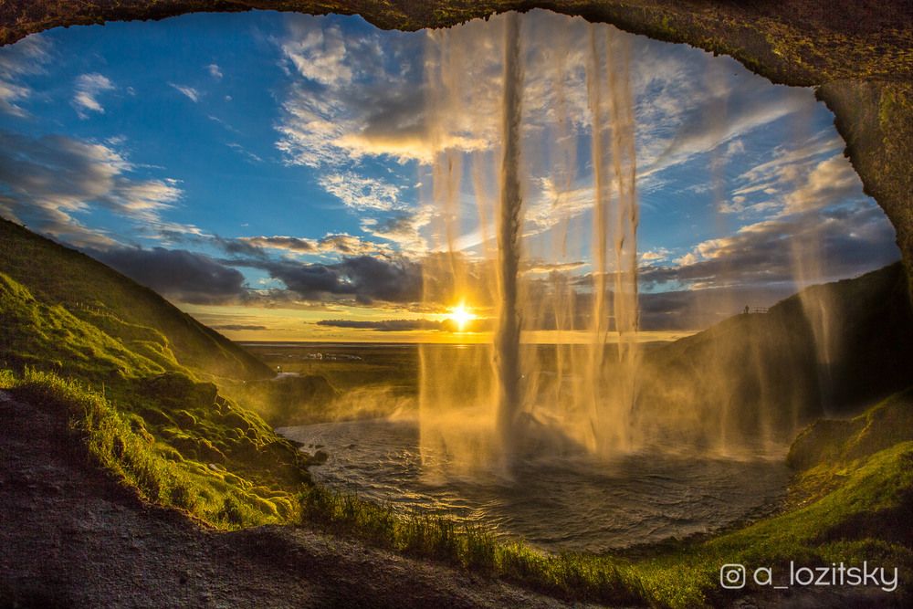 Фотографія Водопад Сельяландсфосс, Исландия / Александр Лозицкий / photographers.ua