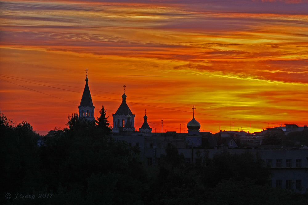 Фотографія Палаючі кольори міського заходу / TSerg (Сергій) / photographers.ua