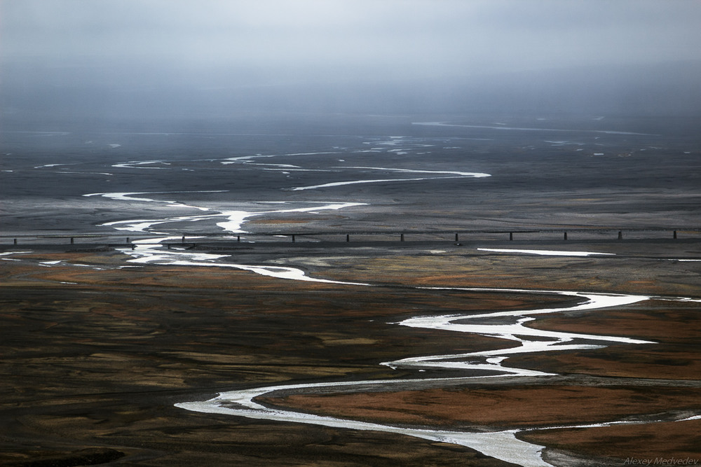 Фотографія Skaftafellsá, или реки южной Исландии и пересекаюая их единичка / Алексей Медведев / photographers.ua