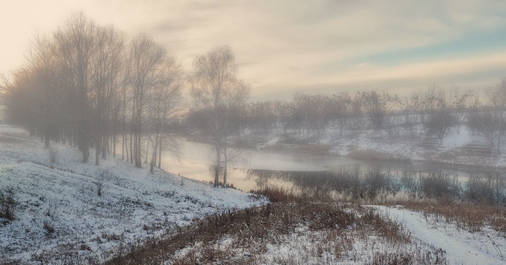 Фотографія Утренний туман над озером / Евгений Маркин / photographers.ua