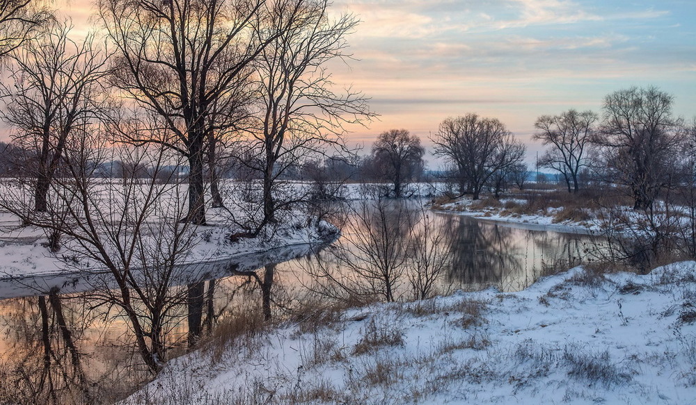 Фотографія Февраль на реке / Евгений Маркин / photographers.ua