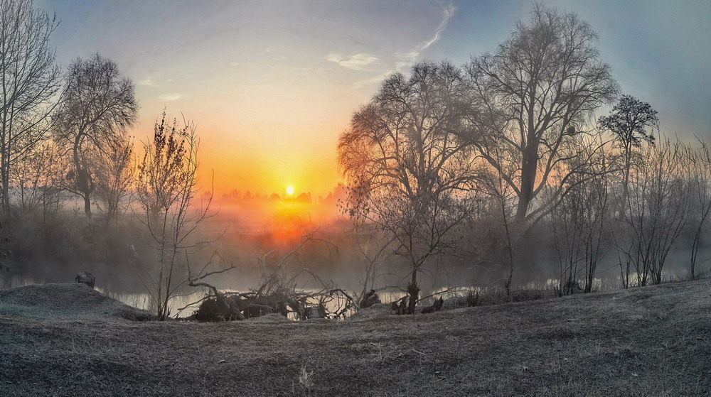 Фотографія Морозное утро на реке / Евгений Маркин / photographers.ua