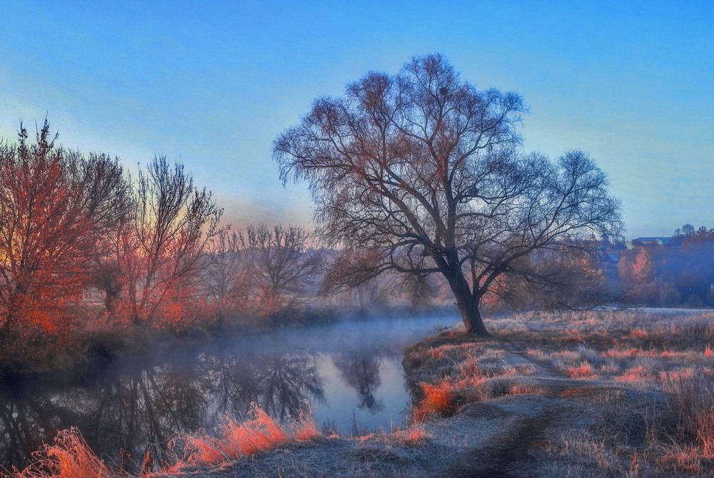 Фотографія Восход солнца в морозный день / Евгений Маркин / photographers.ua