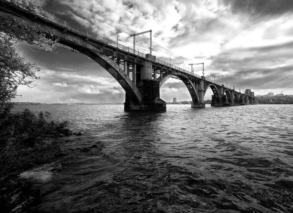 Фотографія Мост через Днепр. / Сергей Воскобойник / photographers.ua