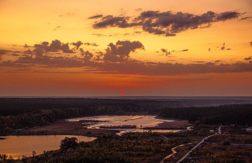 Фотографія закат за озером / Владислав Молодід / photographers.ua