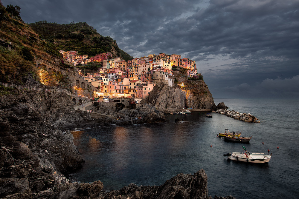 Фотографія Manarola night / Andrii Zhyla / photographers.ua