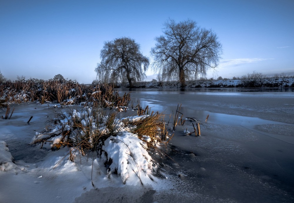 Фотографія Вечірній морозець на річці / Ігор Солодовніков / photographers.ua