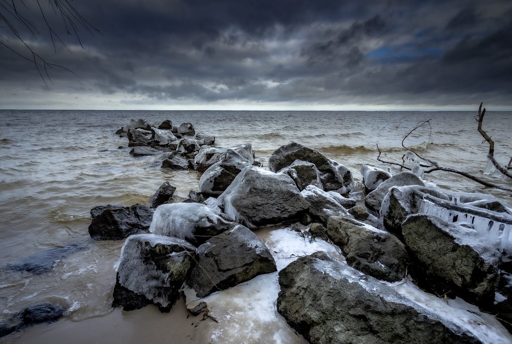 Фотографія Зимовий похмурий день на Дніпрі / Ігор Солодовніков / photographers.ua