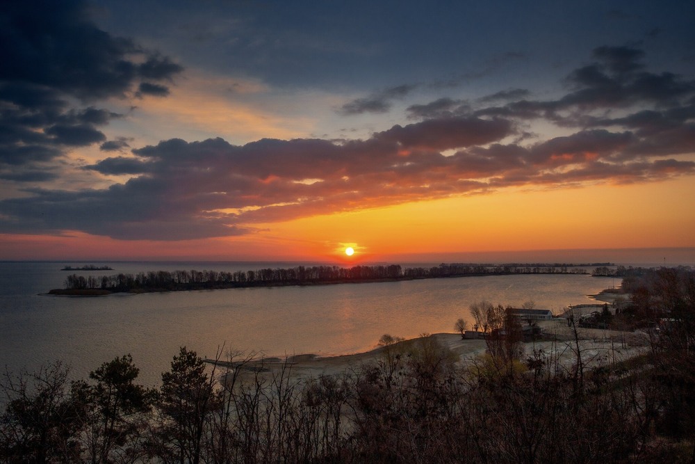 Фотографія Схід над Дніпром на Вербну неділю / Ігор Солодовніков / photographers.ua