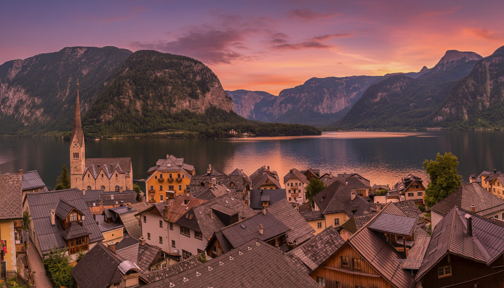 Фотографія Cтарая деревня Халльштатт . / KhongNgoc / photographers.ua