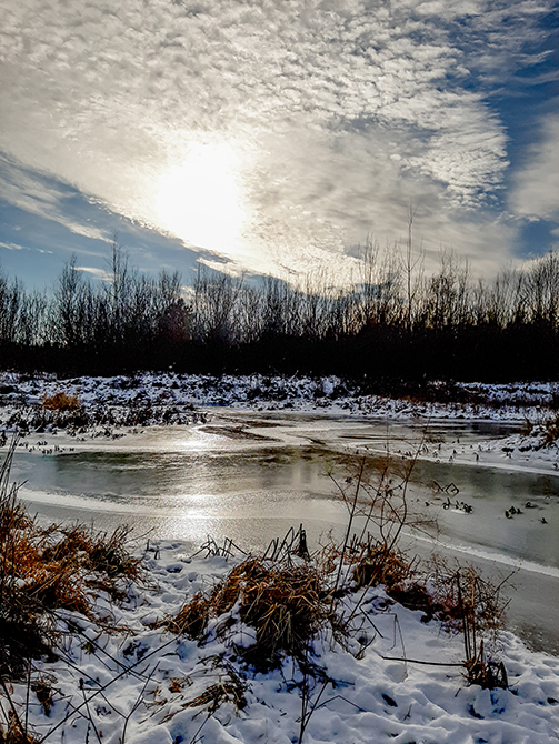Фотографія СРІБЛО ІНЕЮ НА БЕРЕГАХ РІКИ / Зеновій Кулик / photographers.ua