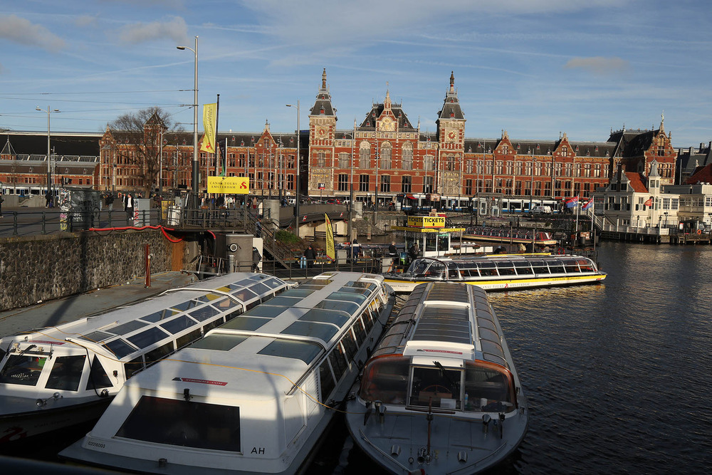 Фотографія Вид на Амстердамский залізничний вокзал / Юрій Тимофієнко / photographers.ua