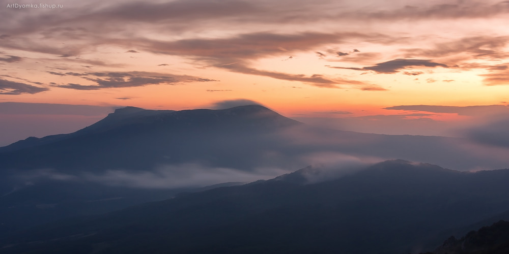 Фотографія Закат после грозы над Чатыр-Дагом. 20 секунд вечернего волшебства / Артём Дёмка / photographers.ua