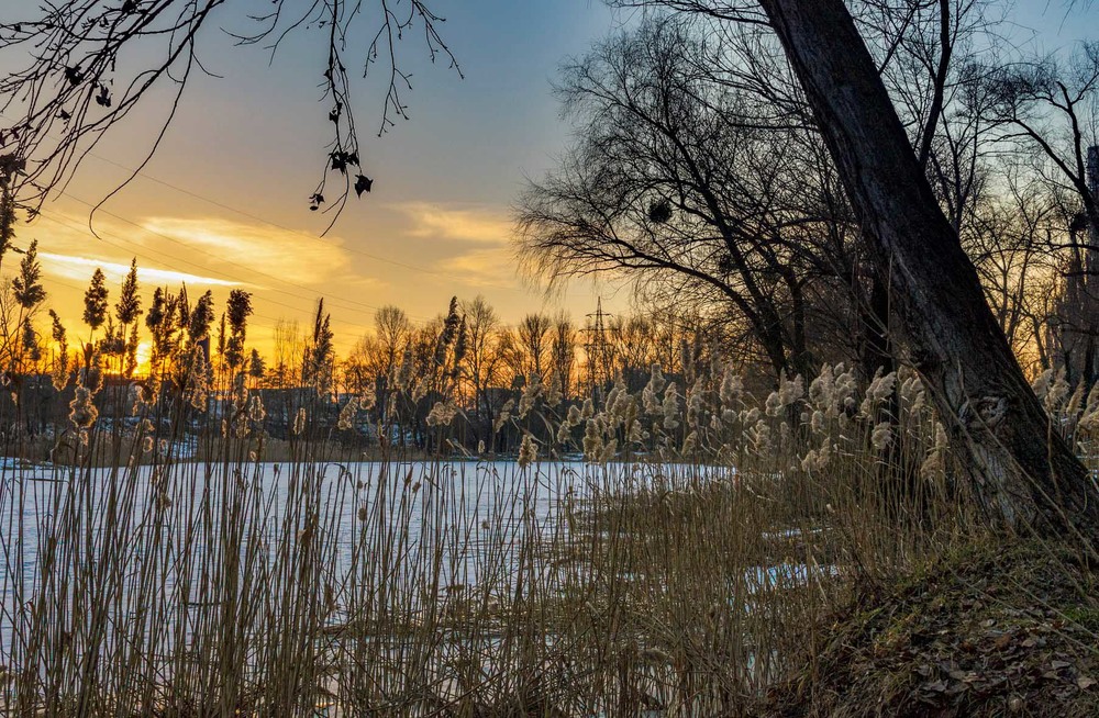 Фотографія Захід на зимовому озері / Cullen Color / photographers.ua