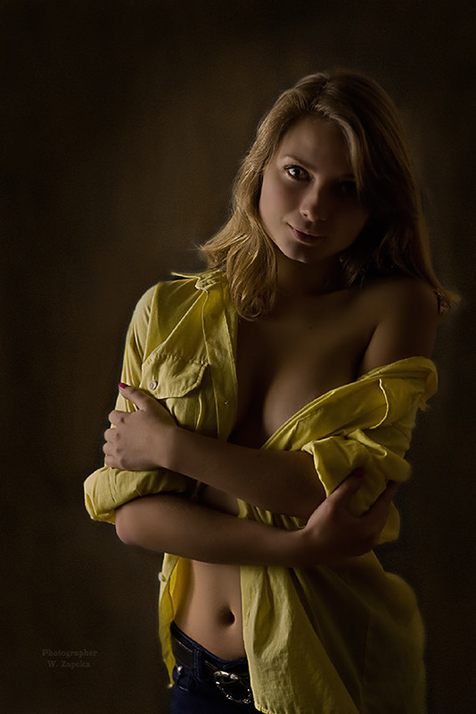 Фотографія Девушка в желтой рубашке / Виталий Запека / photographers.ua