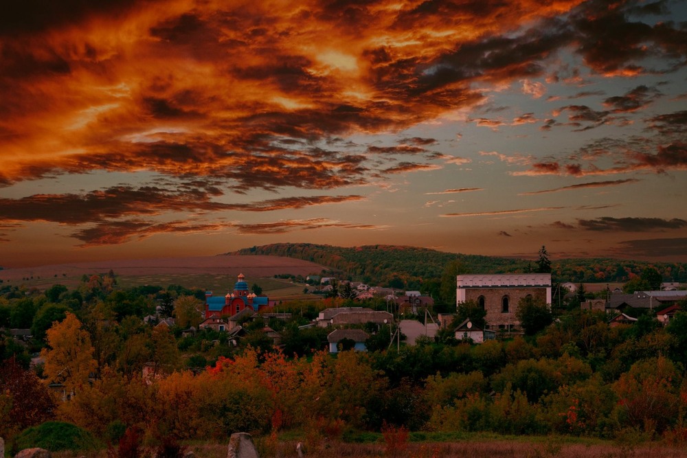 Фотографія Просто осінній захід сонця / Анатолій Ренчкаль / photographers.ua