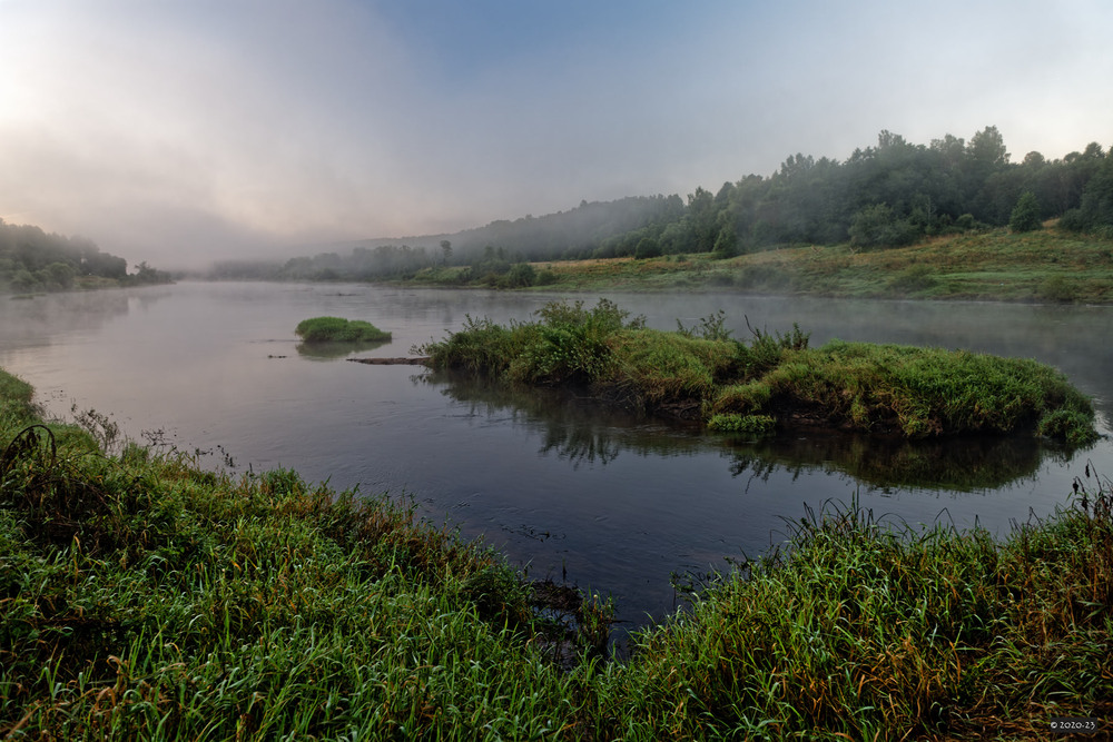 Фотографія Серпень. П'ятої ранку. Роси. Туман над річкою. / AlexPP / photographers.ua
