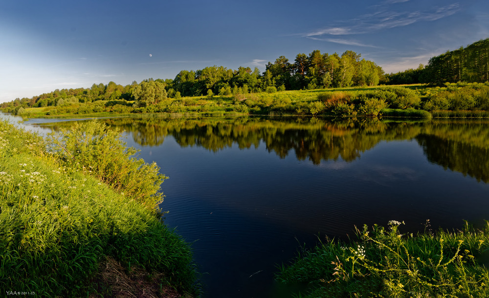 Фотографія На річці. Чарівний сонячний червневий вечір. / AlexPP / photographers.ua