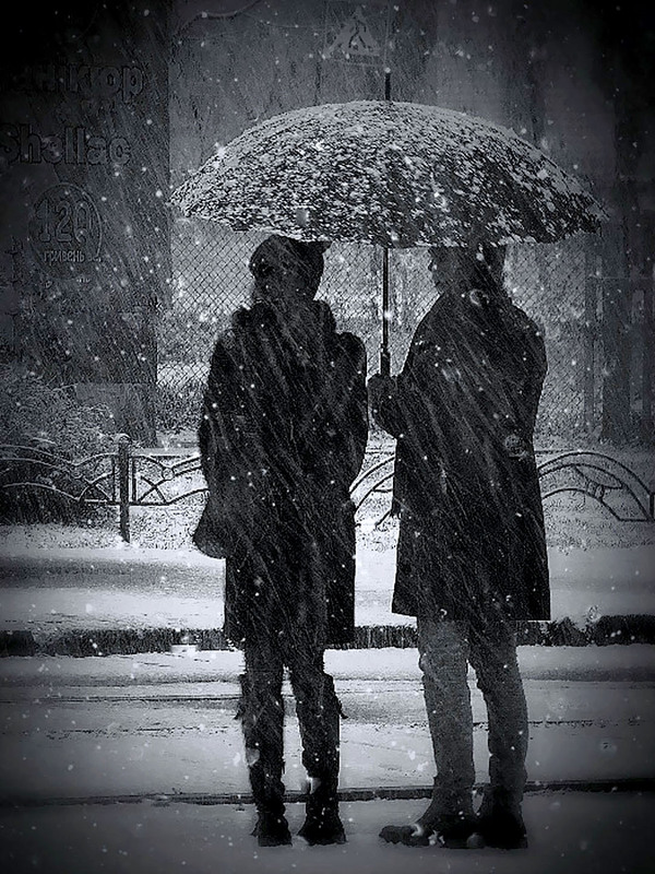 Фотографія Двоє, ніч і снігопад / Тіна Качалова / photographers.ua