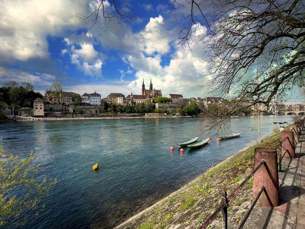 Фотографія Базель Швейцарія річка Рейн / Anna Litvinova / photographers.ua