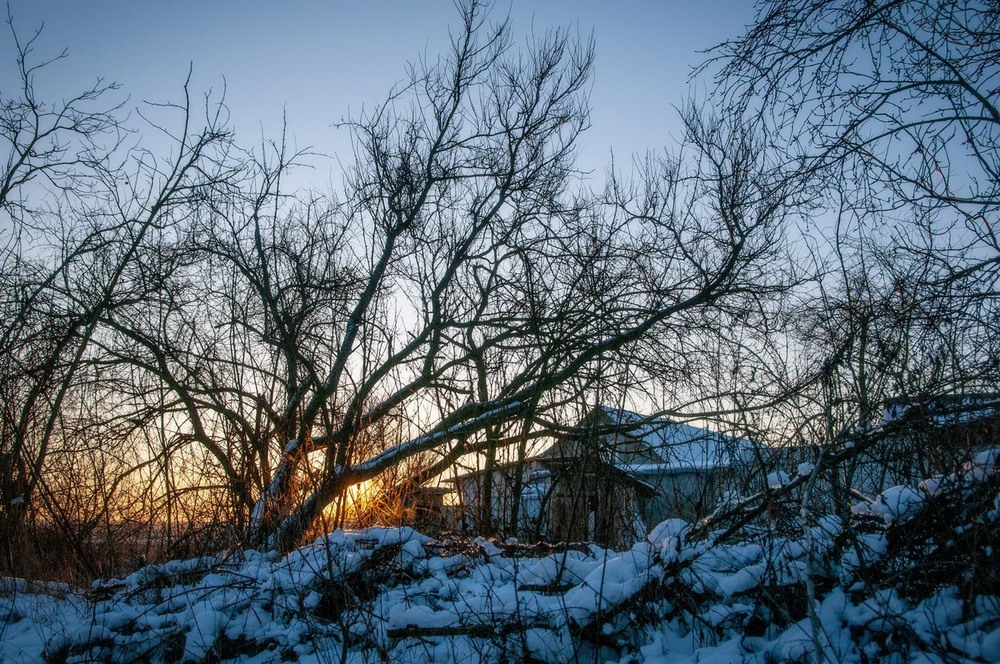 Фотографія Встає сонце за селом / Всеволод Оленич / photographers.ua
