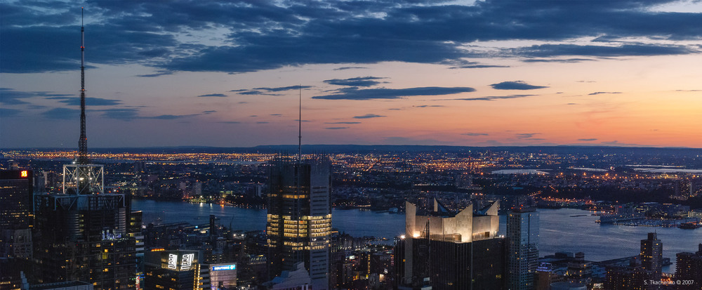 Фотографія Sunset over Manhattan / Sergiy Tkachenko / photographers.ua