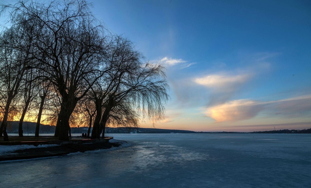 Фотографія Зимовий вечір на озері. / Леонід Скоблунов / photographers.ua