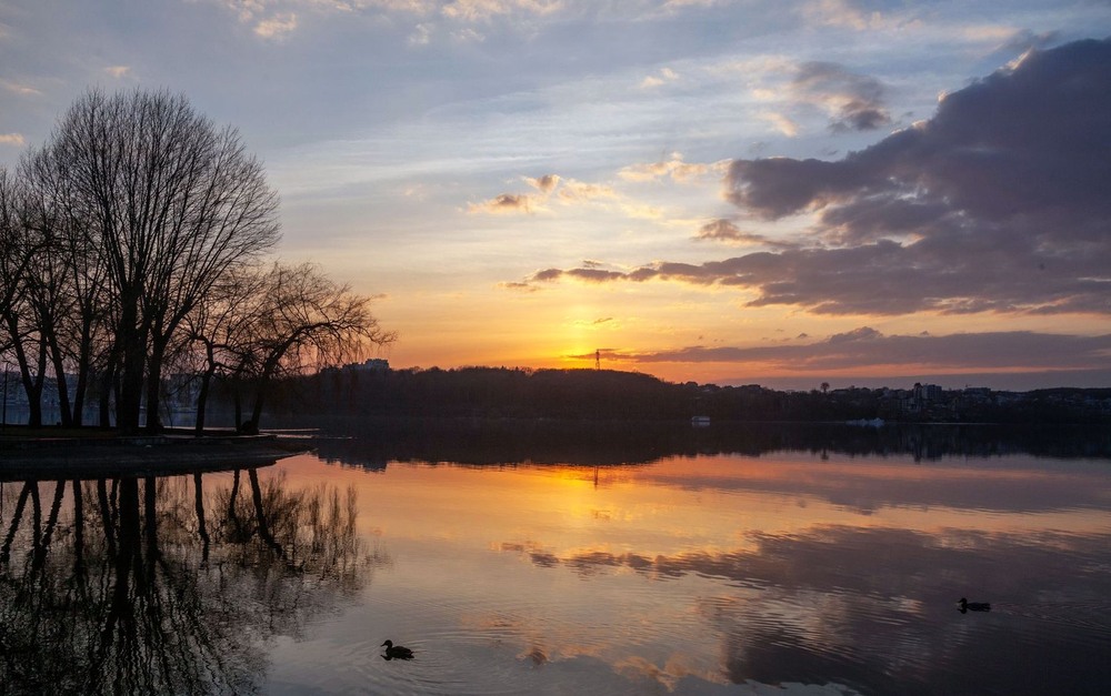 Фотографія файний вечір над ставом. / Леонід Скоблунов / photographers.ua