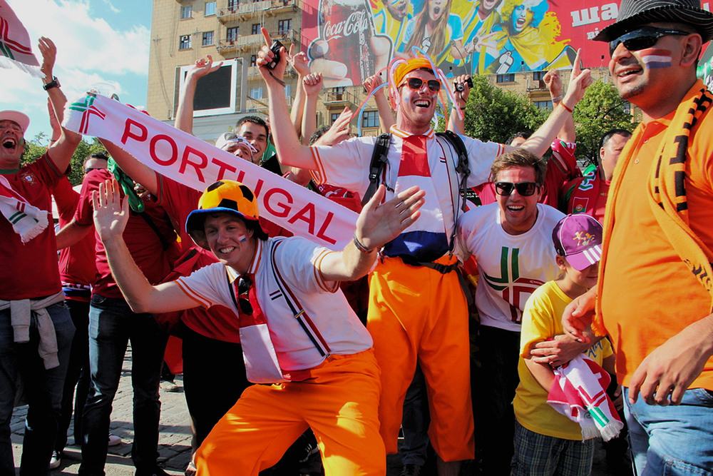 Фотографія Пристрасні Португальські вболівальники / Вiктор Ревуцький / photographers.ua