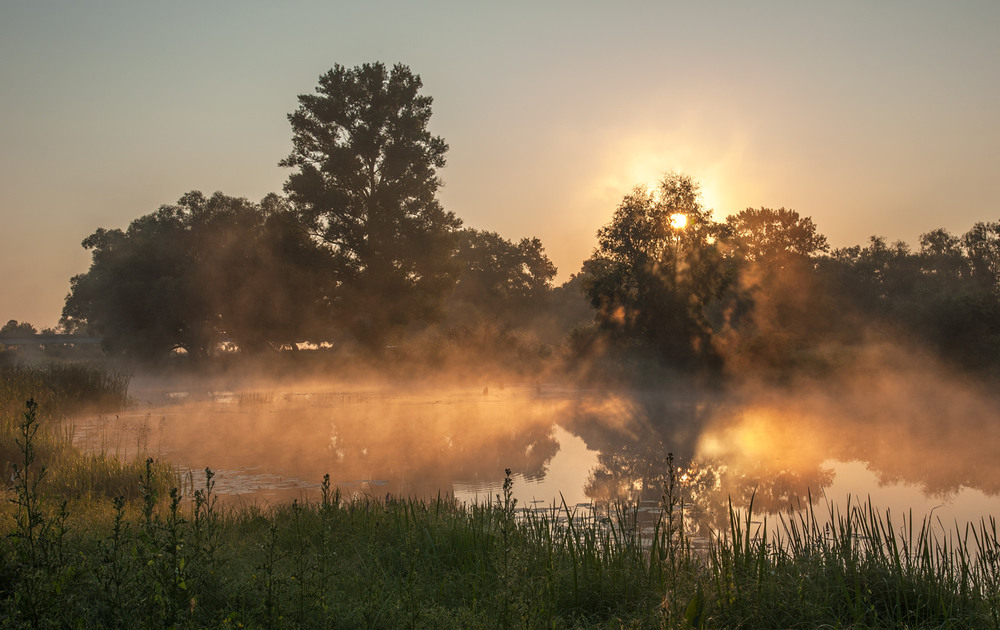 Фотографія палаюче озеро... / Володимир Карчевський / photographers.ua